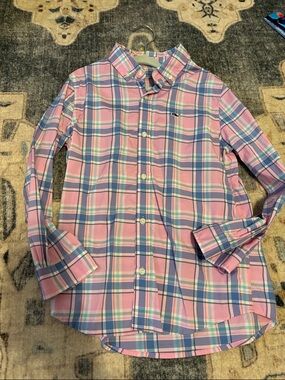 Vineyard Vines performance Button-Down Shirt, like new! Size 7